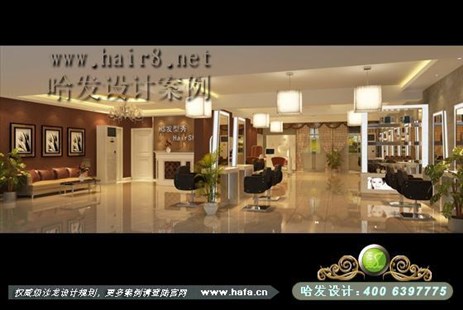 浙江省杭州市现代低调个性美发店装修设计案例