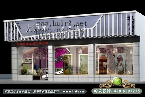 浙江省杭州市超凡想象、大胆冲破美发店装修设计案例