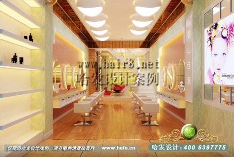 徐州省睢宁市自然与设计合一美发店装修案例