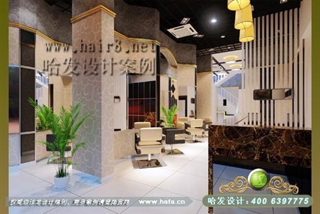 北京欧式古典风格美发店装修案例