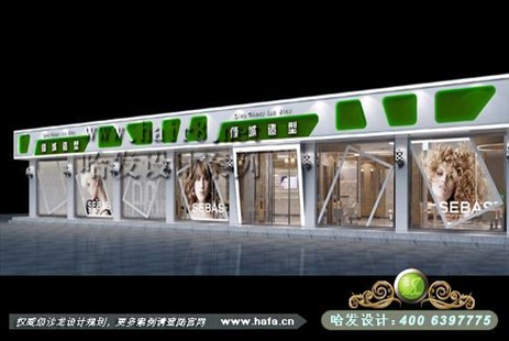 浙江省杭州市现代个性时尚发廊设计案例