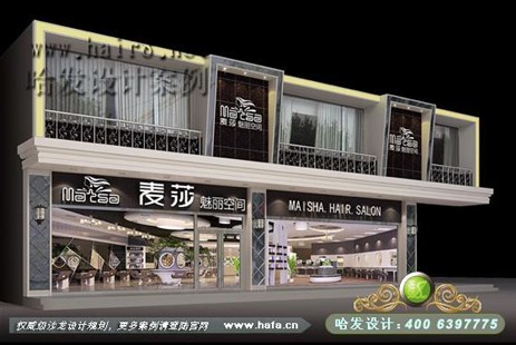 江苏省徐州市叩醒空间之低调奢华美发店装修案例