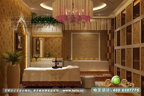 江苏省常熟市现代简欧、温馨柔美美容院装修案例美容院设计案例