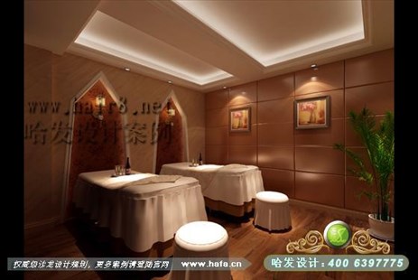 浙江省舟山市中式优雅、奢华高贵的质感美容店装修案例