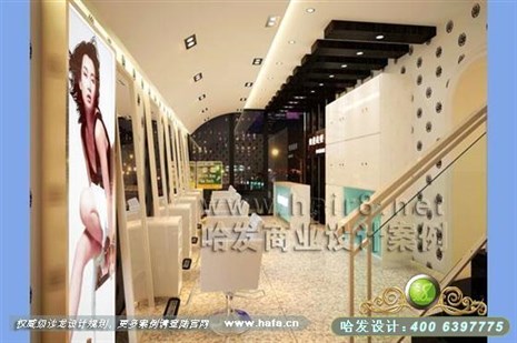 浙江省舟山市隐幽雅致风格发廊装修设计案例