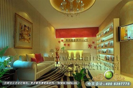 江苏省扬州市简欧风格美发美容美体spa馆装修设计案例