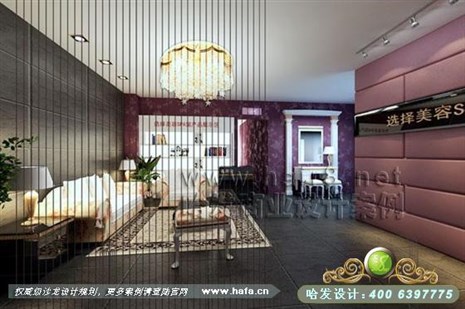 江苏省徐州市后现代主义风格美容院装修设计案例