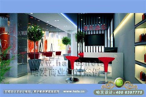 江苏省常州市时尚混搭风格美容美发店装修设计案例