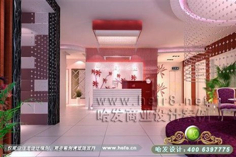 江苏省常州市温馨浪漫风格美容院装修设计案例