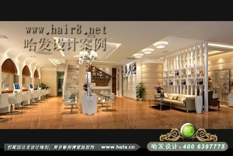 江苏省常州市线条时尚立体感美发店设计案例