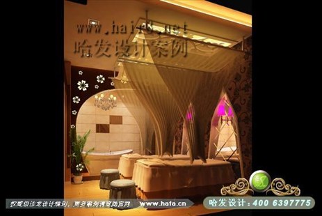 上海市宝山区抽象的意境美容院设计案例
