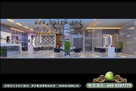 湖南省长沙市淡雅传播时尚美发店装修设计案例