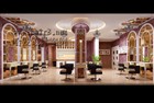 广东省江门市低调奢华、紫色浪漫之简欧风格美发店装修案例