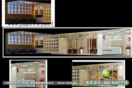 上海市回归经典、大胆前卫美发店设计案例